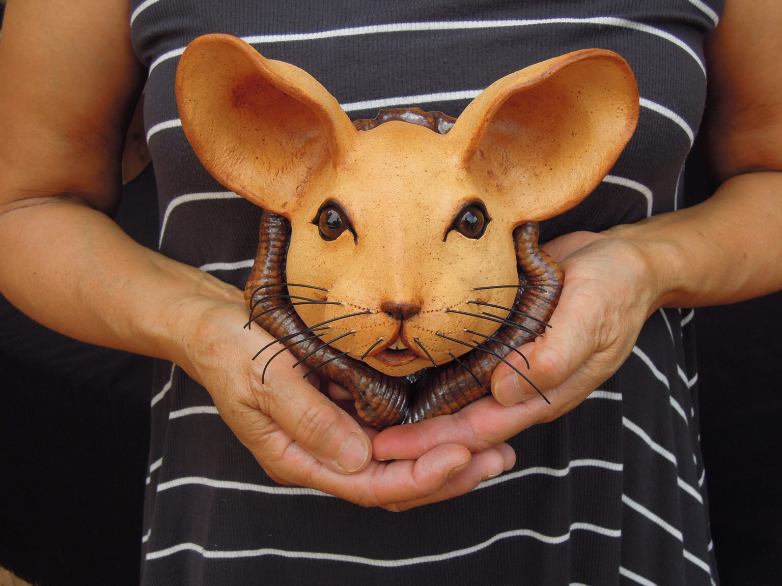 Mouse Head - artfulceramics